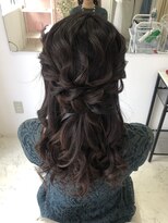 ヘアセットサロン クリアリティ(clarity) サイドまとめハーフアップ