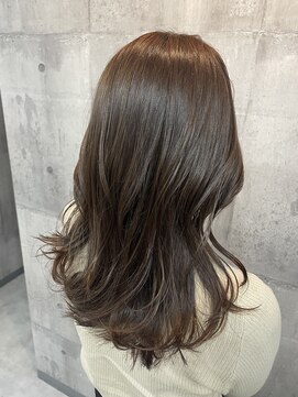 リティアンドビューティースタジオモッズシブヤ(LITTY&beauty studio M.O.D shibuya) #イルミナカラー#オリーブベージュ#ベージュ#透明感カラー