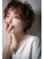 カバーヘア ブリス 川口(COVER HAIR bliss)&nbsp;ステップボーンカットゆるふわエアリーショートw川口30代40代