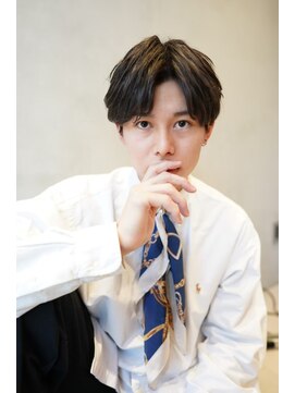 ニコ トウキョウ 渋谷(nico TOKYO) メンズセンターパート/ニュアンスパーマ