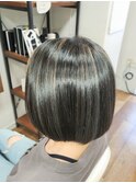ハイライトカラーボブ