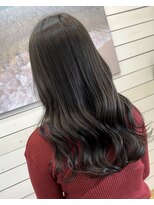 ラニハナクドウ(lanihana.kudo)&nbsp;+＊～ブリーチ無しカラー【オリーブグレー】～＊+