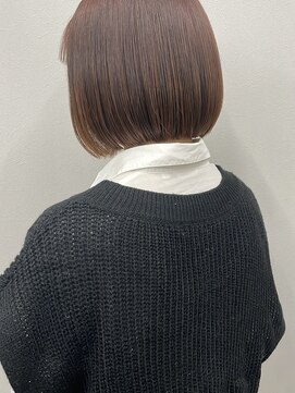 コード 四条河原町駅店(CHORD) 艶カラー髪質改善 パツっとボブ 京都三条河原町