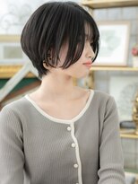 カバーヘア ブリス 志木南口駅前店(COVER HAIR bliss) ■ステップボーンカット黒髪ショートマッシュ314志木30代40代