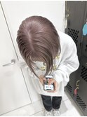 セピアグレージュラベンダーシルバーピンクミルクティーミニボブ