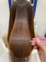 ミツボシ 本八幡(MITSUBOSHI)&nbsp;ワンレン/ネビージュ/小顔/黒髪/こなれストレート[本八幡]