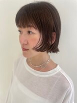 ノーブル 白金台店(Noble by PROGRESS)&nbsp;前上がりボブ[髪質改善/ヘッドスパ/カラー/ハイライト/白髪染め]