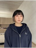 【藤沢haru】イヤリングカラー/ミニボブ/ワイドバング