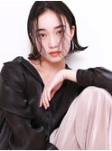  【La fith】センターパート×外はねボブ
