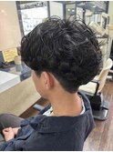 ニュアンスパーマ・マッシュスタイル