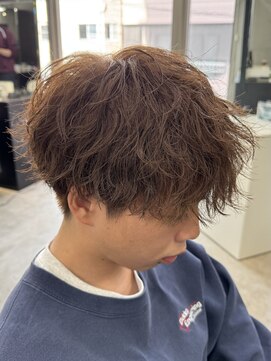 エデアンホンテン メンズサロン(EDEAN 本店 （旧：EDEAN 上通）) 熊本メンズカラー  ハイトーンカラー ミルクティー MEN'S HAIR