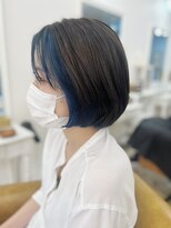 グラスペディア(graspedia)&nbsp;ネイビーブルー【広島ハイトーン】【広島インナーカラー】