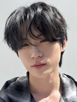 韓国マッシュセンターパートニュアンスパーマダウンパーマカルマ