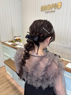 モリオフロムロンドン 大宮店(morio from London) 【大宮】編み下ろし×銀箔アレンジ