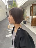 顔まわりレイヤーボブ