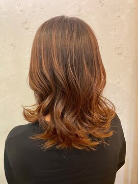 ブロッサム 東中野店 オンブレグレージュオリーブベージュくびれミディ大人美人