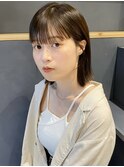 花田/ボブ顔周りレイヤーブリーチなしダブルカラー下北沢前髪