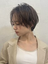 ファルベ(Farbe) くびれ アプリコットオレンジ 夏のヘアアレンジハイライトカラー