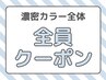 オシャレ染め 全体染め 濃密カラー 4,980円（寝屋川）