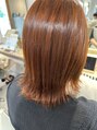 パプス ド コワフュール 川西能勢口店(Pap's de coiffeur)&nbsp;オレンジみや赤みを味方にするオレンジカラー！