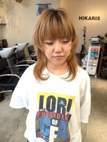 ヒカリス 東三国(HIKARIS) ハッシュカット/ウルフ/ミディアムウルフ/顔周りレイヤー