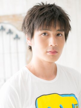 メンズヘア ビーセカンド 草加店(MENS HAIR B-2) 20代30代ダークアッシュ刈り上げメンズショートZ草加