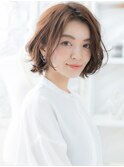 ■くびれヘア抜け感かきあげ外ハネボブウルフ307-2越谷30代40代