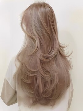 ケイバイミシェリー(kei by misherry) 秋冬オススメくすみベージュカラー/マロンベージュ/レイヤー