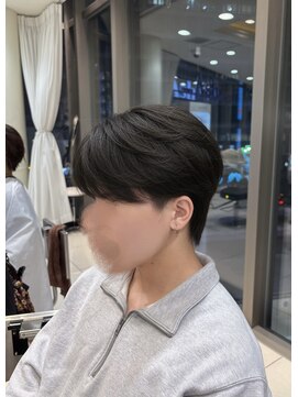 アッシュ 池袋店(Ash) 曲がる縮毛矯正×シースルーフェザー #池袋駅