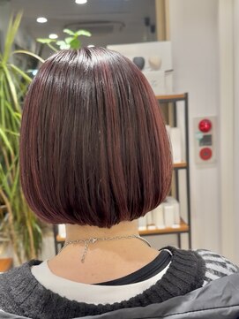 コノアラボ 守谷店(Conoah labo) くびれショートボブ40代50代グレイカラー白髪染め白髪ぼかし