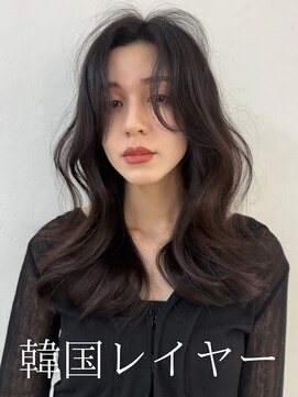 レイヤーカット/韓国レイヤー/顔周りカット/顔周りレイヤー