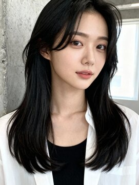 ハイライトクラゲヘアミニボブ成人式パーマミディアム裾カラー