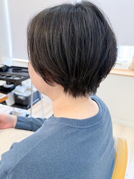 モリオ フロム ロンドン 成増店 【morio成増/児玉】黒髪ショート 前髪無し