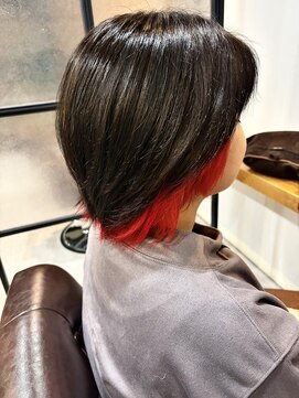 ストップレディー(stop lady) 裾カラーのようなインナーカラー