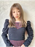 ブリーチ/くすみベージュ/マロンベージュ/フェイスレイヤー/柏