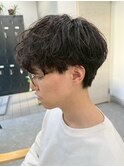 宇都宮メンズカットメンズパーマ波巻きスパイラルパーマツイスパ