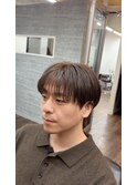 透明感カラーで魅せる！軽やかシースルーマッシュ