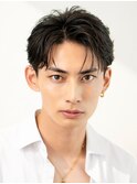 メンズビジネス刈り上げリクルートセンターパートツーブロック