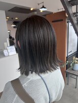 リドル ヘアー 駒生店(Riddle HAIR) 透け感カラー×切りっぱなしボブ
