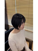 美容室 賀流。 ショートボブ