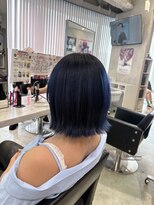 トーキョー オタクヘアー(TOKYO OTAKU HAIR) デザインカラー/ブリーチ/ネイビーカラー