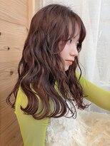 シロ(SiLO)&nbsp;coral brown◯ツヤ感ウェーブヘア