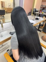 エクラ(ECLAT)&nbsp;最強可愛い　縮毛矯正×ブルーブラック