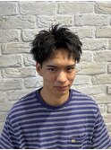 漢の王道短髪『アップバングショート』