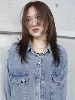 ニコフクオカヘアーメイク(NIKO Fukuoka Hair Make)&nbsp;[NIKO]レイヤーカット/ハッシュカット/オリーブグレージュ