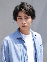 エムクランメイクス 原宿 表参道(m.clan MAKE'S)&nbsp;流しバングのナチュラルショート【MAKE'S m.clan原宿 矢沢和也】