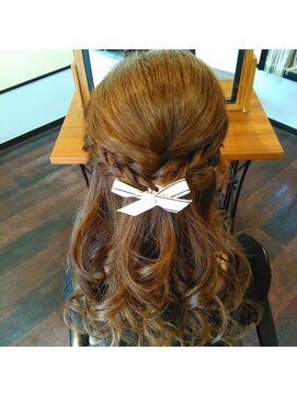 リピュア(Re:PURe) **編み込みリボンハーフアップ**