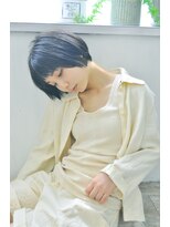 タイム(Time)&nbsp;ブルーグレージュ×小顔ショートボブ♪
