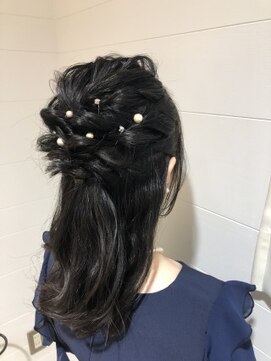 アルクバイネオリーブ 荻窪店(arc by neolive) ハーフアップスタイル♪荻窪　美容室　arcbyneolive