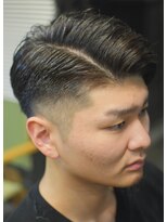 ヘアアイラッシュ リベット(hair eyelash RIVET)&nbsp;サイドパート×フェード